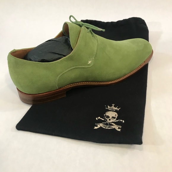 Barker Black Men's size 9 Apple Suede Shoes - Picture 3 of 6